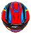 Capacete Aberto Moto FW3 X Open Up Fox Laranja Amarelo e Azul Com Óculos Solar Interno Fumê Viseira Cristal Tamanho 58 - Imagem 5