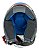 Capacete Moto Aberto FW3 X Open Up Fox 58 Viseira Cristal 2mm Óculos Interno Fume Entrada de Ar Laranja/Amarelo/Azul - Imagem 6
