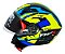 Capacete Moto Aberto  X Open Up Fox Amarelo com Azul e Oculos Solar Interno Fumê e Viseira Cristal Tamanho 60 - FW3 - Imagem 3