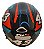 Capacete para Moto Aberto X Open Up 43 Azul Vermelho com Oculos Interno Viseira Cristal Tamanho 60 - FW3 - Imagem 5