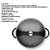 Panela Wok 36Cm 6 Litros Ferro Fundido Com Tampa De Vidro - Mta - Imagem 3