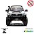 Carrinho Eletrico Infantil Toyota Hilux 12v Branca 2 Assentos Radio FM USB BT Farol Controle Remoto Buzina - Imagem 9
