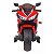 Mini Moto Eletrica 12v Vermelha CBR Suporta 30kg Marcha Ré Bluetooth Luzes Velocidade Máxima 3km/h Bivolt - Imagem 5