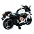 Mini Moto Eletrica 12v Branca CBR Suporta 30kg Marcha Ré Bluetooth Luzes Velocidade Máxima 3km/h Bivolt - Imagem 3