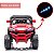 Carrinho Eletrico Mini UTV 12v Vermelho Controle Remoto Velocidade Max 3.5km/h USB Luz Som - Imagem 4