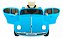 Carrinho Elétrico Mini Beetle 6v Azul Bateria 6v Rodas PU Velocidade Máxima 3km/h Suporta 30kg - Imagem 1