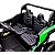 Mini Buggy Verde 24v Importway com Rodas em EVA e Bancos em Couro 2 Assentos BT MP3 USB Luz Led Buzina - Imagem 6
