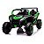 Mini Buggy Verde 24v Importway com Rodas em EVA e Bancos em Couro 2 Assentos BT MP3 USB Luz Led Buzina - Imagem 1
