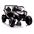 Mini Buggy Branco 24v Importway com Rodas em EVA e Bancos em Couro 2 Assentos BT MP3 USB Luz Led Buzina - Imagem 3