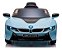 Carrinho Elétrico BMW I8 12v Azul Suporta 30kg Controle Remoto Velocidade Max 5km/h Luz Som Banco de Couro - Imagem 1