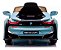 Carrinho Elétrico BMW I8 12v Azul Suporta 30kg Controle Remoto Velocidade Max 5km/h Luz Som Banco de Couro - Imagem 9