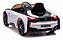Carrinho Elétrico BMW I8 12v Branco Suporta 30kg Controle Remoto Velocidade Max 5km/h Luz Som Banco de Couro - Imagem 9