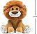 Pelucia Para Bebê Meu Leaozinho Caramelo Antialergico 25cm - Buba - Imagem 3