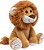 Pelucia Para Bebê Meu Leaozinho Caramelo Antialergico 25cm - Buba - Imagem 2