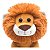 Pelucia Para Bebê Meu Leaozinho Caramelo Antialergico 25cm - Buba - Imagem 5