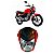 Farol Completo Suporte Aranha Fan 160 Vermelho Perolizado Ano 2022 e 2023 - Imagem 1