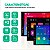 Central Multimidia LCD 7" JR8 Technology Microfone Externo BT/SD/USB Touch Iluminação RGB + Câmera de Ré 4K Moving Line - Imagem 4