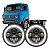 Par Farol Led Constelation VUC 3/4 Kombi Fusca 7 Polegadas Angel Eyes - Imagem 5