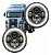 Par Farol Led Constelation VUC 3/4 Kombi Fusca 7 Polegadas Angel Eyes - Imagem 9