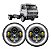 Par Farol Led Constelation VUC 3/4 Kombi Fusca 7 Polegadas Angel Eyes - Imagem 7