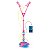 Microfone Infantil Duplo Pedestal Com Luzes Rosa BW140RS - Importway - Imagem 1