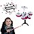 Mini Bateria Completa Música Infantil Baqueta Brinquedo Menina Menino Cor Vermelho - Imagem 8