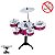 Mini Bateria Completa Música Infantil Baqueta Brinquedo Menina Menino Cor Vermelho - Imagem 7