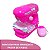 Máquina Costura Infantil Mini Ateliê Rosa Escuro BW035RSD - Importway - Imagem 4