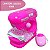 Máquina Costura Infantil Mini Ateliê Rosa Escuro BW035RSD - Importway - Imagem 6
