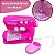 Máquina Costura Infantil Mini Ateliê Rosa Escuro BW035RSD - Importway - Imagem 5