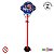 Kit Completo Cesta 1.04m Basquete Infantil Com Bola E Inflador - Importway - Imagem 4