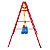 Playground Com Balanço Suporta 40kg Infantil e Cesta De Basquete Com Bola BW252 - Importway - Imagem 7