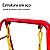 Playground Com Balanço Suporta 40kg Infantil e Cesta De Basquete Com Bola BW252 - Importway - Imagem 8