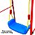 Playground Com Balanço Suporta 40kg Infantil e Cesta De Basquete Com Bola BW252 - Importway - Imagem 4