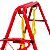 Playground Com Balanço Suporta 40kg Infantil e Cesta De Basquete Com Bola BW252 - Importway - Imagem 9