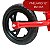 Bicicleta Vermelha Unissex Infantil Equilibrio Balance Aro 12 Sem Pedal Pneus EVA BW152 - Importway - Imagem 3