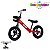 Bicicleta Vermelha Unissex Infantil Equilibrio Balance Aro 12 Sem Pedal Pneus EVA BW152 - Importway - Imagem 7