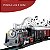 Trem Ferrorama Locomotiva Infantil com Luz e Som 14 Peças - Importway - Imagem 2