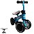 Triciclo Balance Andador sem Pedal Equilibrio Menino Menina Cor Azul - Importway - Imagem 8