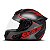 Capacete Moto Fechado Viseira Cristal Mixs MX2 Skyline Cor Preto Fosco Tamanho 56 - Pro Tork - Imagem 1