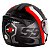 Capacete Moto Fechado Viseira Cristal Mixs MX5 Super Speed Inmetro Tamanho 58 - Pro Tork - Imagem 2