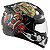 Capacete Moto Fechado Viseira Cristal Mixs Helmets MX5 Vlrus Fosco Inmetro Tamanho 60 - Pro Tork - Imagem 1