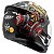 Capacete Moto Fechado Viseira Cristal Mixs Helmets MX5 Vlrus Fosco Inmetro Tamanho 60 - Pro Tork - Imagem 3