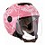 Capacete Moto New Atomic Highway Dreams Rosa Tamanho 58 Inmetro Viseira Cristal - Pro Tork - Imagem 1