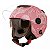 Capacete Moto New Atomic Highway Dreams Rosa Tamanho 58 Inmetro Viseira Cristal - Pro Tork - Imagem 4