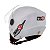 Capacete Moto Aberto New Liberty 3 Branco Viseira Cristal Inmetro Tamanho 58 - Pro Tork - Imagem 3