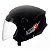 Capacete Moto Aberto New Liberty 3 Preto Viseira Cristal Inmetro Tamanho 56 - Pro Tork - Imagem 3