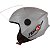 Capacete Moto Aberto New Liberty 3 Prata/Cinza Viseira Cristal Inmetro Tamanho 60 - Pro Tork - Imagem 2