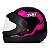 Capacete Moto Fechado Sport Moto 788 Rosa Viseira Cristal Inmetro Tamanho 56 - Pro Tork - Imagem 1
