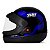 Capacete Moto Fechado Sport Moto 788 Azul Viseira Cristal Inmetro Tamanho 60 - Pro Tork - Imagem 1